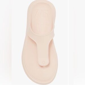 Stuart Weitzman Blush Pink Foam Thong Sandal